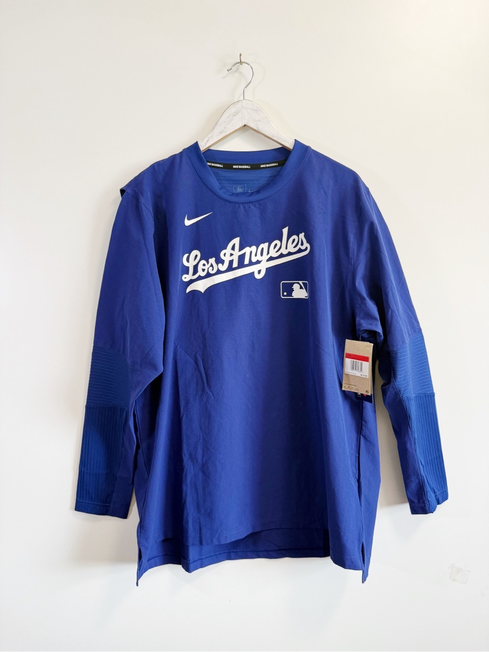 NWT Los Angeles Dodgers Nike Authentic Collection Dri-FIT Pullover Top Men’s L